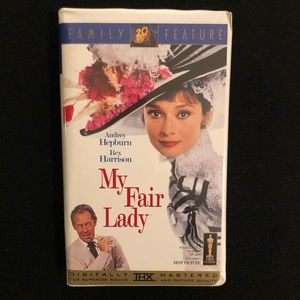 “My Fair Lady” on VHS Starring Audrey Hepburn - Excellent Condition - 1964 📼